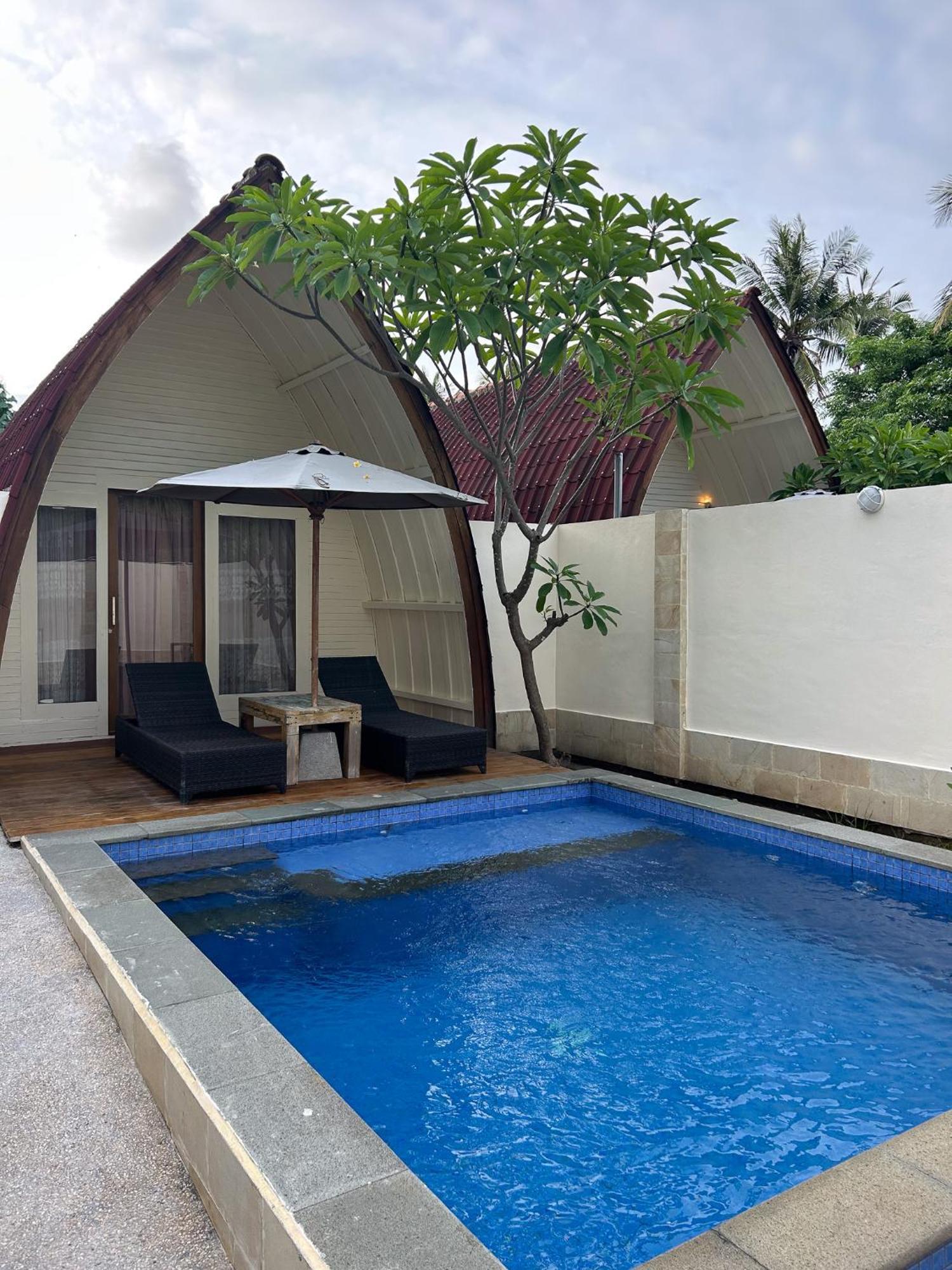 Gili Island Bungalow Gili Trawangan Esterno foto