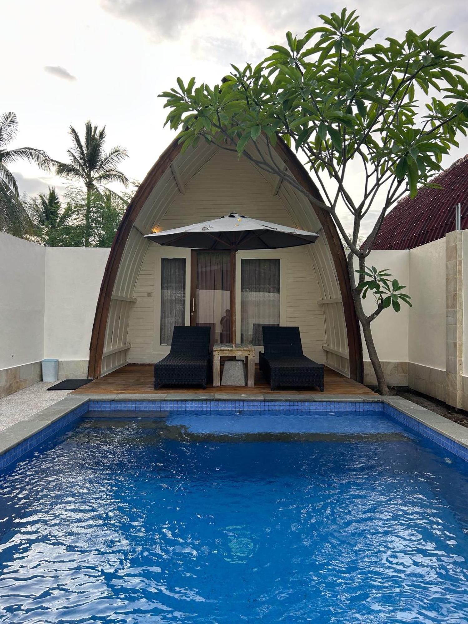 Gili Island Bungalow Gili Trawangan Esterno foto